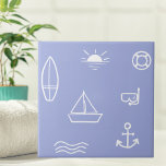 Azulejo Cuarto de baño para niños con patrón sin foco en e<br><div class="desc">Trae a casa las vibraciones de verano con nuestro Blue Summer Ocean Seamless Pattern Niños Baño baldosas de cerámica. Un toque de encanto marino elegante para tu espacio.</div>