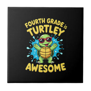 Azulejo Cuarto Grado Tortuga-genial Primer Día de Cuarto G