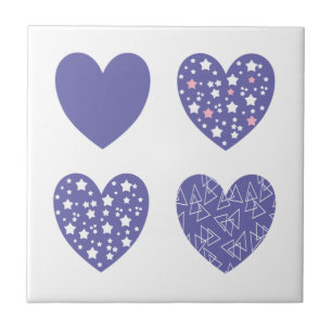 Azulejo Cuatro corazones