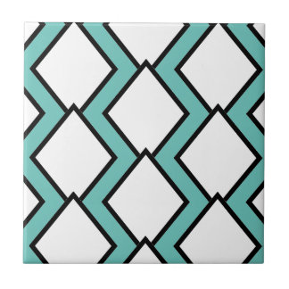 Azulejo Cubierta 2 de diamantes blancos Art Deco