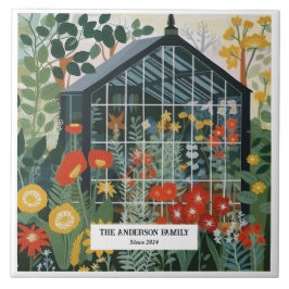 Azulejo Cubierta cerámica de casa de nacimiento familiar p