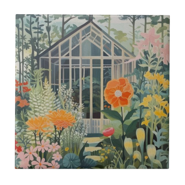 Azulejo Cubierta cerámica de casa de nacimiento familiar p (Frente)