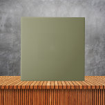Azulejo Cubierta cerámica de color sólido verde claro mini<br><div class="desc">Cocina y baño de color sólido verde minimalista</div>