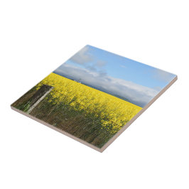 Azulejo Cubierta cerámica de cosecha dorada