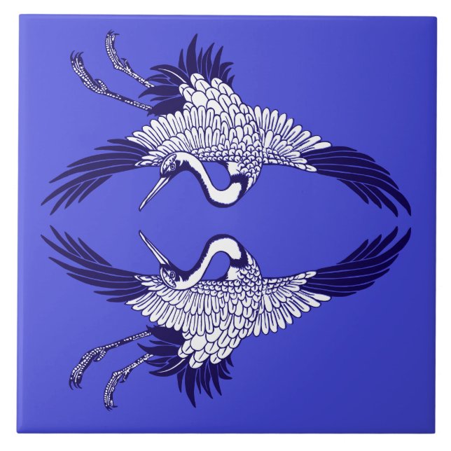 Azulejo Cubierta cerámica de gránulos japoneses de época (Frente)