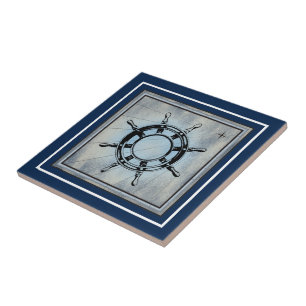 Azulejo Cubierta cerámica de la Marina Temática Náutica