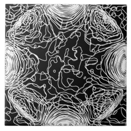 Azulejo Cubierta cerámica de yarn blanco
