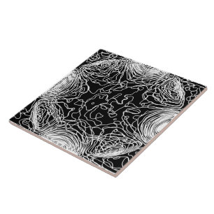 Azulejo Cubierta cerámica de yarn blanco