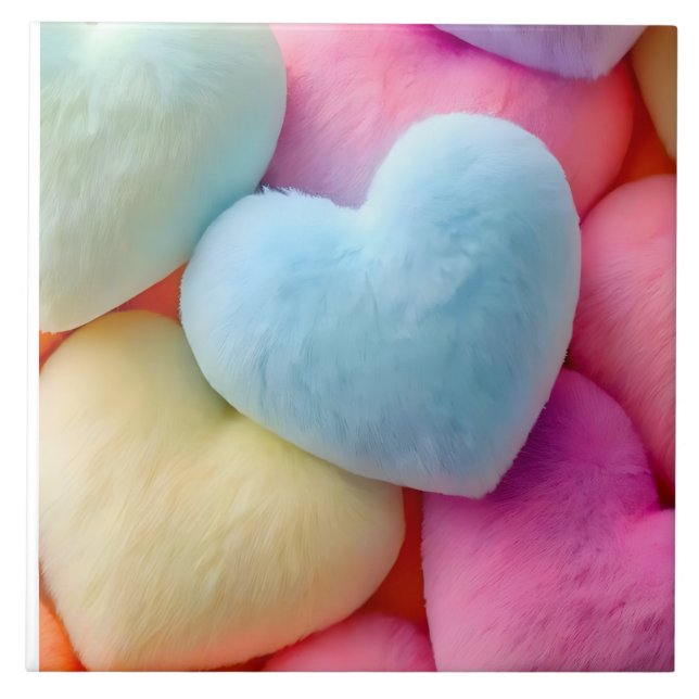 Azulejo Cubierta cerámica del corazón (Frente)