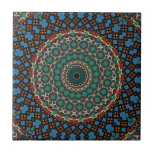 Azulejo Cubierta cerámica moderna de caleidoscopio