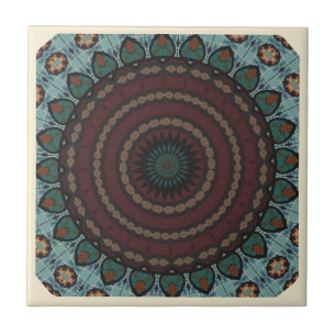 Azulejo Cubierta cerámica moderna de caleidoscopio