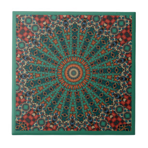 Azulejo Cubierta cerámica moderna de caleidoscopio