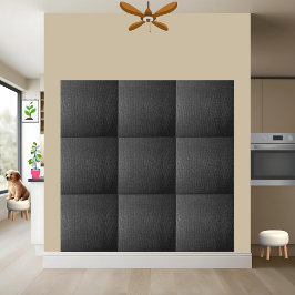 Azulejo Cubierta cerámica moderna texturada en negro