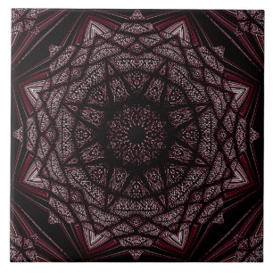 Azulejo Cubierta cerámica negra púrpura sin soldadura