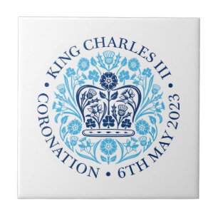 Azulejo Cubierta cerámica para coronación 2023 - Azul