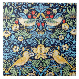 Azulejo Cubierta cerámica William Morris Strawberry Thief.