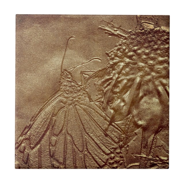 Azulejo Cubierta de arte sobre la naturaleza de la maripos (Frente)