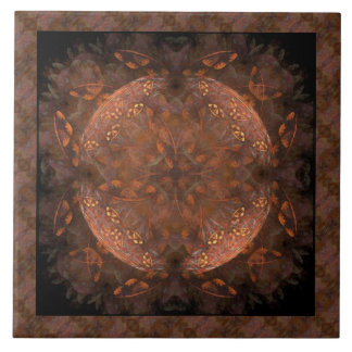 Azulejo Cubierta de cerámica de brillo de cobre dorado