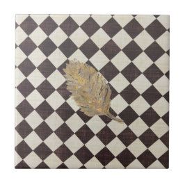 Azulejo Cubierta de cerámica de diamante de hoja de oro
