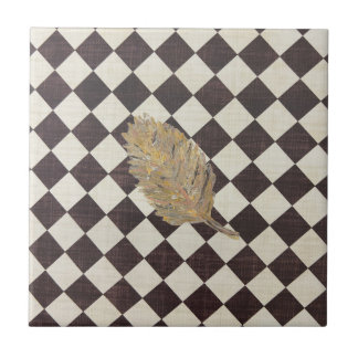 Azulejo Cubierta de cerámica de diamante de hoja de oro