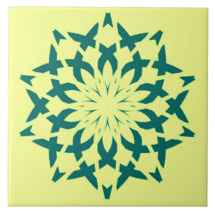 Azulejo Cubierta de cerámica, elegante diseño de limón y v