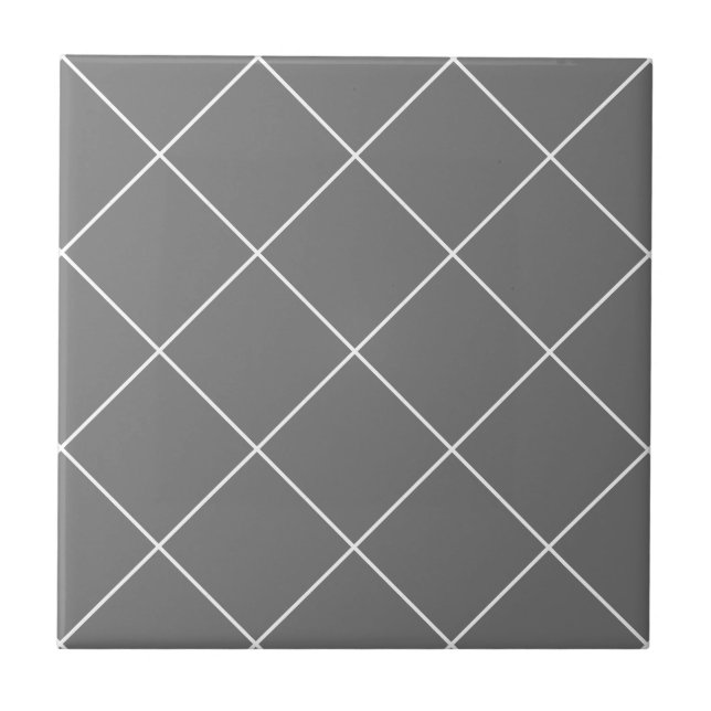 Azulejo Cubierta Gris delgada de diamante (Frente)