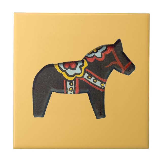 Azulejo Cubierta negra para caballos (Frente)