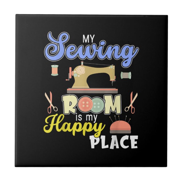 Azulejo Cuchillos de coser de regalo de talla (Frente)