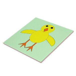 Azulejo Cuidada tela de pollo de Pascua