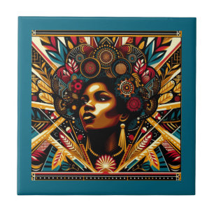 Azulejo Cultura vibrante afroamericana