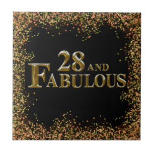 Azulejo Cumpleaños 28 