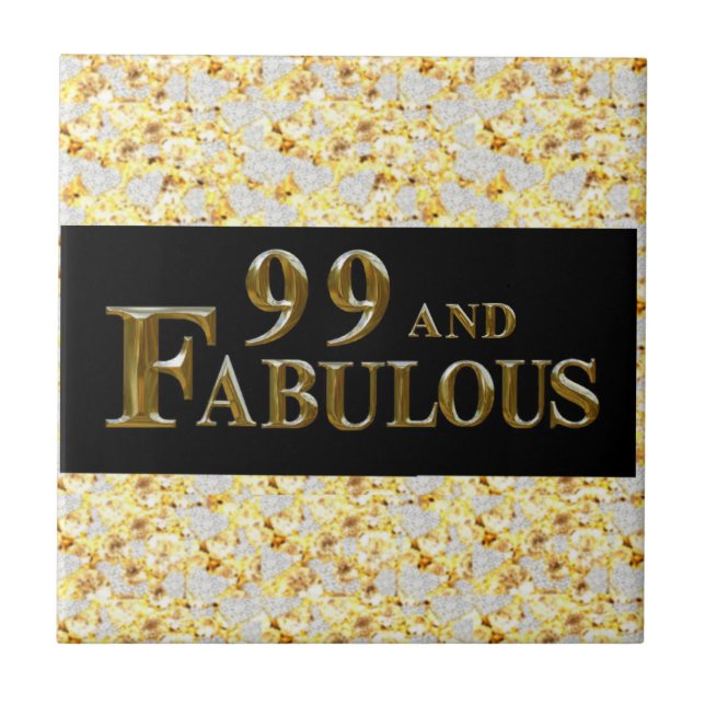 Azulejo Cumpleaños número 99 (Frente)