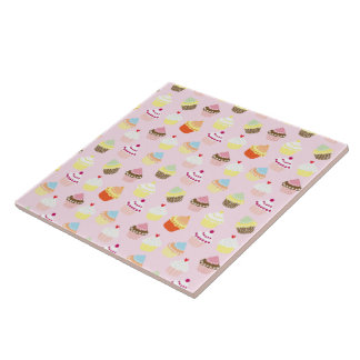 Azulejo Cupcake Fiesta Tile