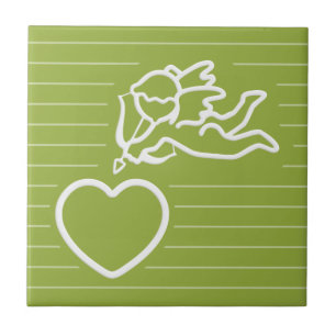 Azulejo Cupid Strikes personalizado mosaico