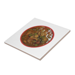 Azulejo Curry tailandés panang [พ ะ น ง] ... Comida callej