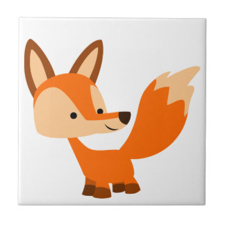 Azulejo Curte Friendly Personalizado Fox Tile