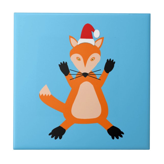 Azulejo Curte Navidades Fox (Frente)