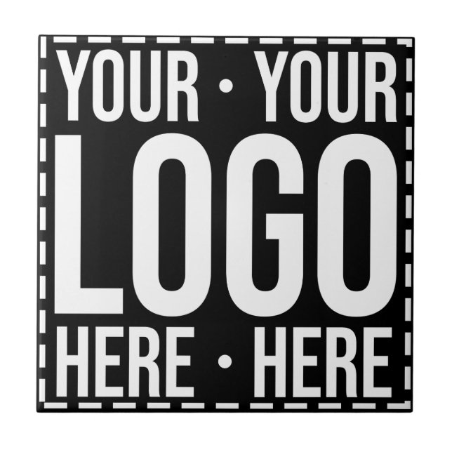 Azulejo Custom Business Logo Corporate Company Modern Cool (Frente)