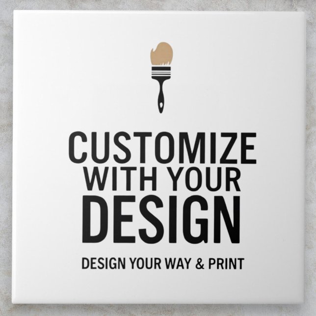 Azulejo Custom Minimalist Personalized Company Branded  (Subido por el creador)