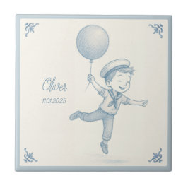 Azulejo Custom personalized baby boy name 