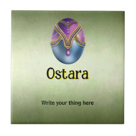 Azulejo Customizable Ostara Ceramic Tile