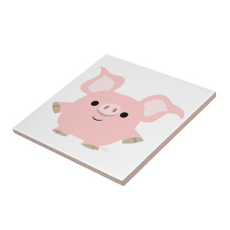 Azulejo Cuta Personalizado corta Pig Tile
