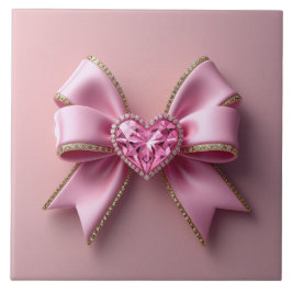 Azulejo Cute bow Ceramic Tile
