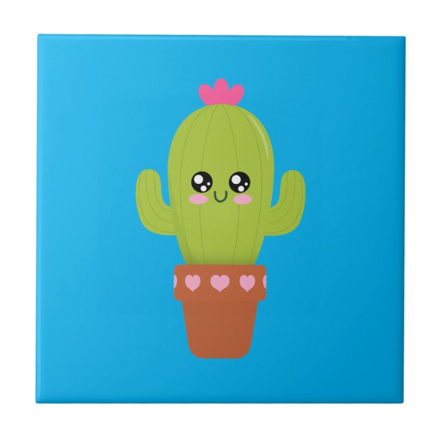 Azulejo Cute Cactus (Frente)