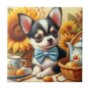 Azulejo Cute Chihuahua Puppy