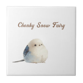 Azulejo Cute Chonky Snow Fairy Shima Enaga Bird