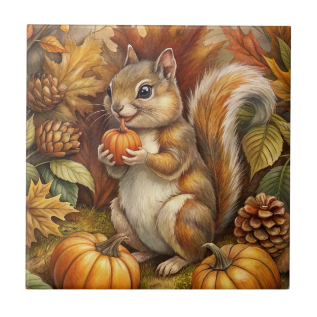 Azulejo Cute Squirrel (Frente)