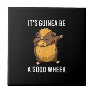 Azulejo Dabbing Guinea Cerdo su Guinea ser una buena rueda