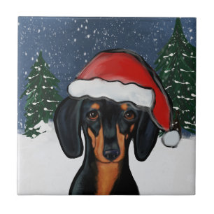 AZULEJO DACHSHUND