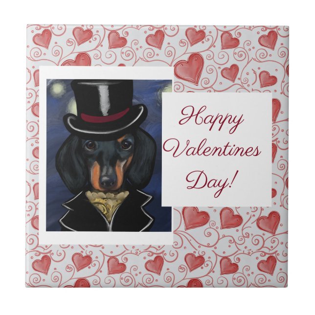 AZULEJO DACHSHUND (Frente)